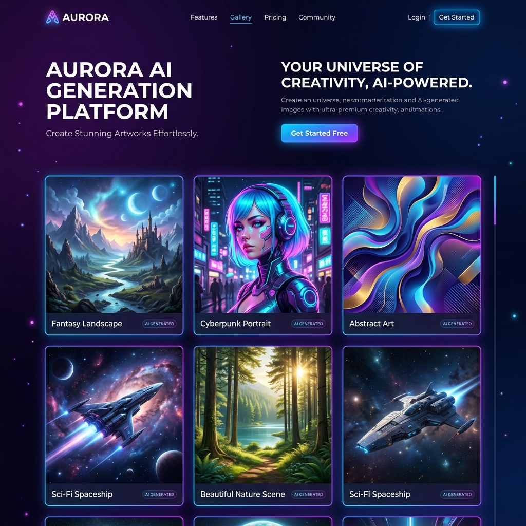MagusImage AI Gallery Showcase